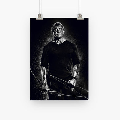 Rambo Movies Art Poster-Combo