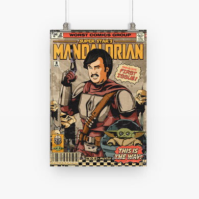 Rajinikanth [WDE] Art-Poster