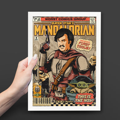 Rajinikanth [WDE] Art-Poster