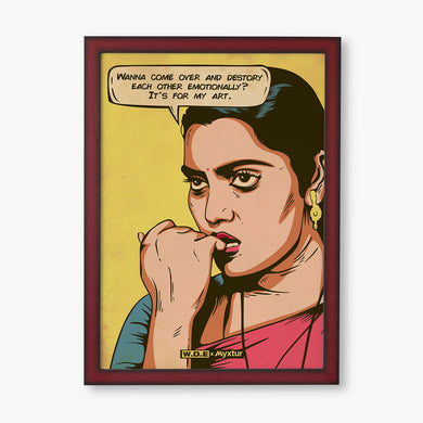 Silk Smitha Destroying for Art [WDE] Art-Poster