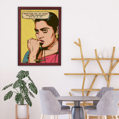 Silk Smitha Destroying for Art [WDE] Art-Poster