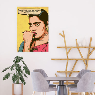 Silk Smitha Destroying for Art [WDE] Art-Poster