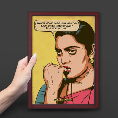 Silk Smitha Destroying for Art [WDE] Art-Poster