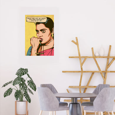 Silk Smitha Destroying for Art [WDE] Art-Poster