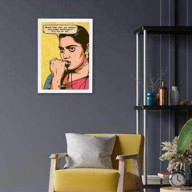 Silk Smitha Destroying for Art [WDE] Art-Poster