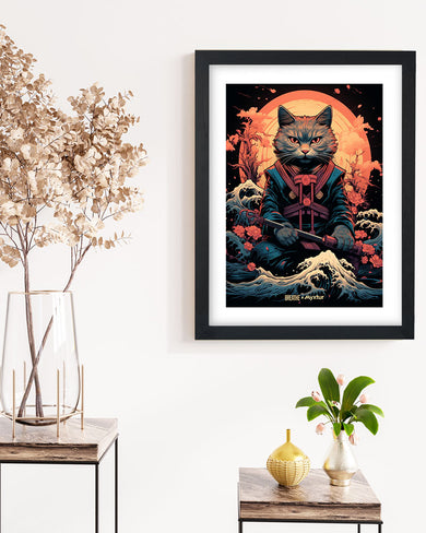 Katana Kitten [BREATHE] Art-Poster
