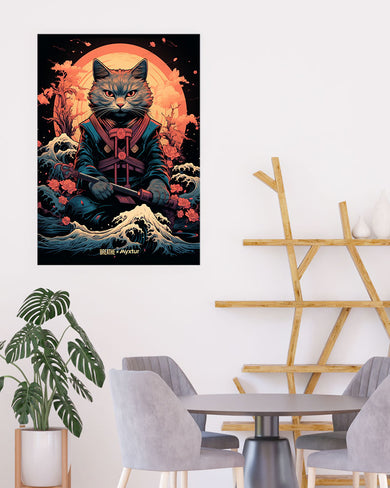 Katana Kitten [BREATHE] Art-Poster