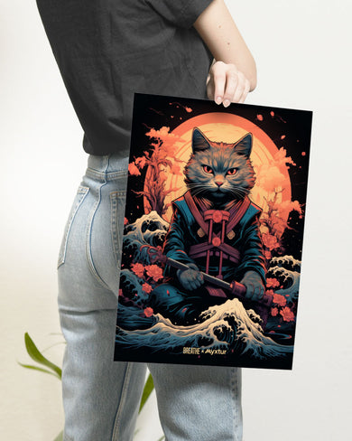 Katana Kitten [BREATHE] Art-Poster