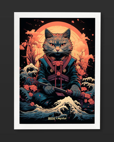 Katana Kitten [BREATHE] Art-Poster