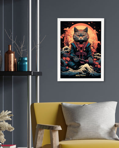 Katana Kitten [BREATHE] Art-Poster