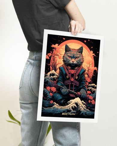Katana Kitten [BREATHE] Art-Poster