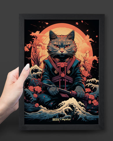 Katana Kitten [BREATHE] Art-Poster