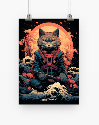 Katana Kitten [BREATHE] Art-Poster