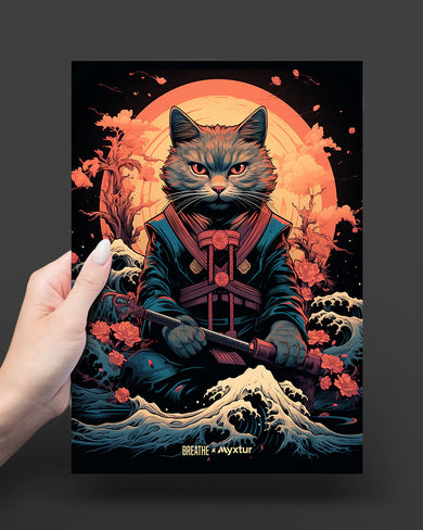 Katana Kitten [BREATHE] Art-Poster