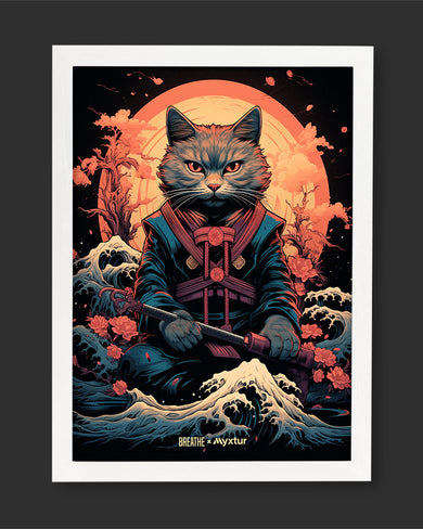 Katana Kitten [BREATHE] Art-Poster