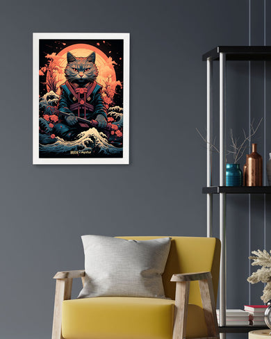 Katana Kitten [BREATHE] Art-Poster