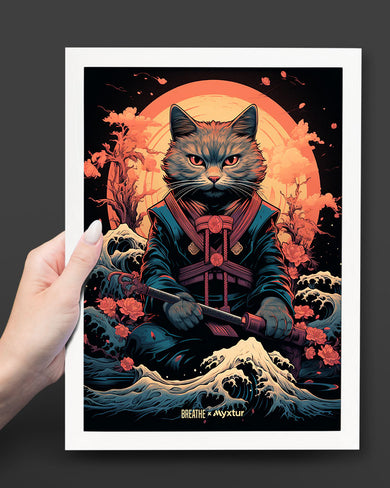 Katana Kitten [BREATHE] Art-Poster