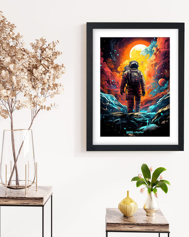 Technicolor Space Adventure [BREATHE] Art-Poster