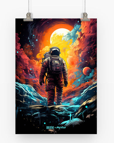 Technicolor Space Adventure [BREATHE] Art-Poster