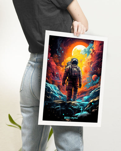 Technicolor Space Adventure [BREATHE] Art-Poster
