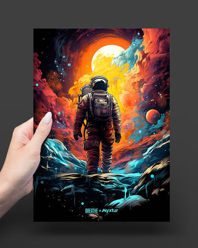 Technicolor Space Adventure [BREATHE] Art-Poster