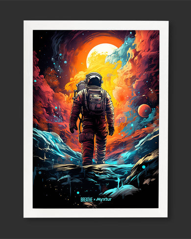 Technicolor Space Adventure [BREATHE] Art-Poster