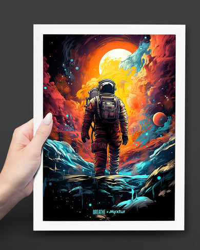 Technicolor Space Adventure [BREATHE] Art-Poster