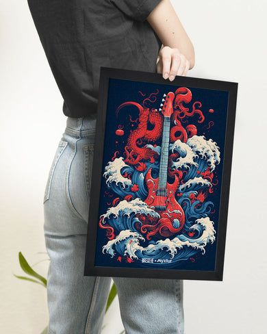 Seafaring Guitar Fantasy [BREATHE] Art-Poster