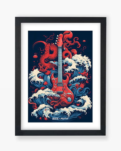 Seafaring Guitar Fantasy [BREATHE] Art-Poster