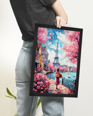Pastel Paris Impressions [BREATHE] Art-Poster