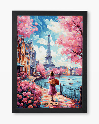 Pastel Paris Impressions [BREATHE] Art-Poster