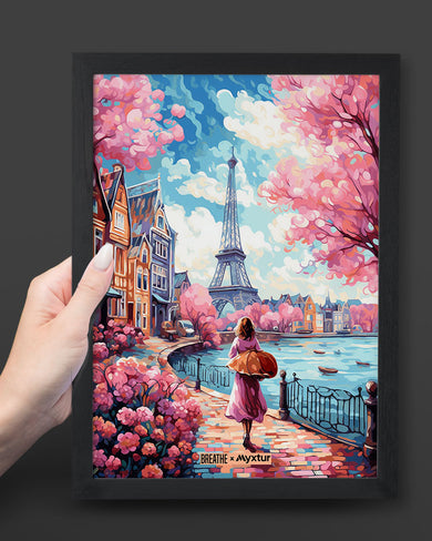 Pastel Paris Impressions [BREATHE] Art-Poster