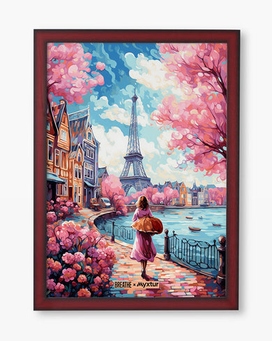 Pastel Paris Impressions [BREATHE] Art-Poster