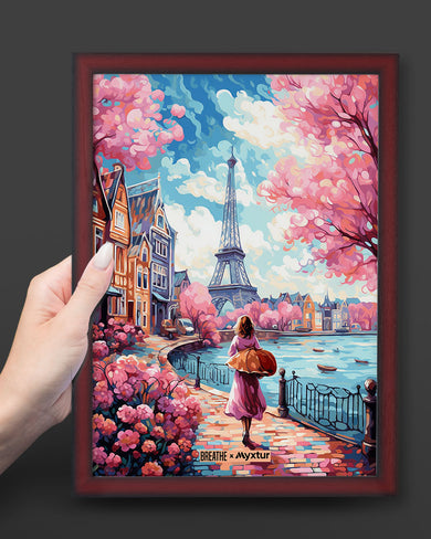 Pastel Paris Impressions [BREATHE] Art-Poster