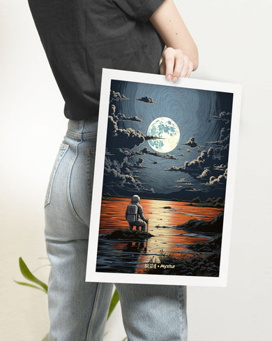 Lunar Reflections [BREATHE] Art-Poster