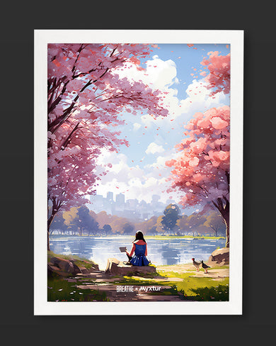 Tranquil Tales by the Stream [BREATHE] Art-Poster