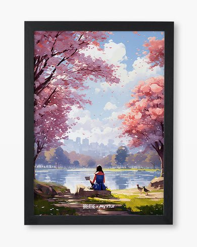 Tranquil Tales by the Stream [BREATHE] Art-Poster