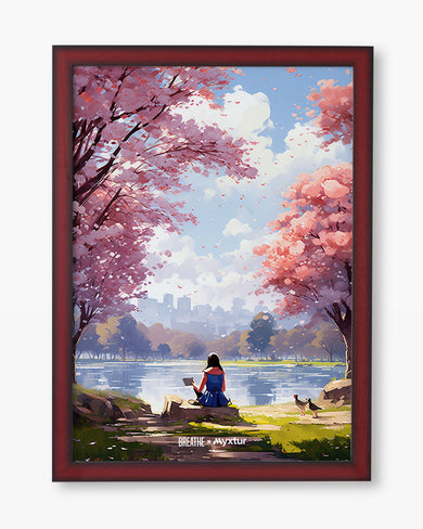 Tranquil Tales by the Stream [BREATHE] Art-Poster