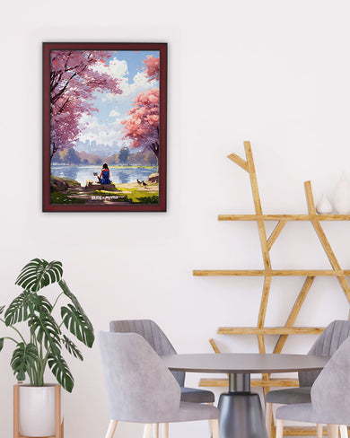 Tranquil Tales by the Stream [BREATHE] Art-Poster