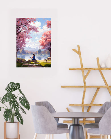 Tranquil Tales by the Stream [BREATHE] Art-Poster