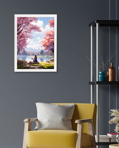 Tranquil Tales by the Stream [BREATHE] Art-Poster