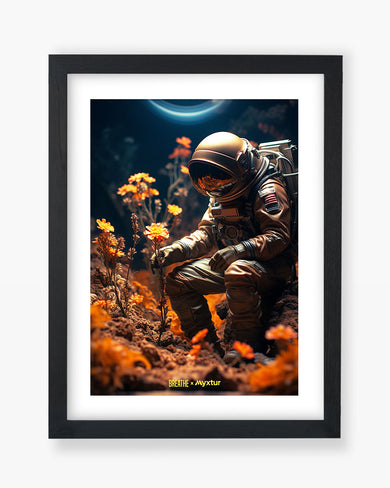 Space Garden Blossoms [BREATHE] Art-Poster