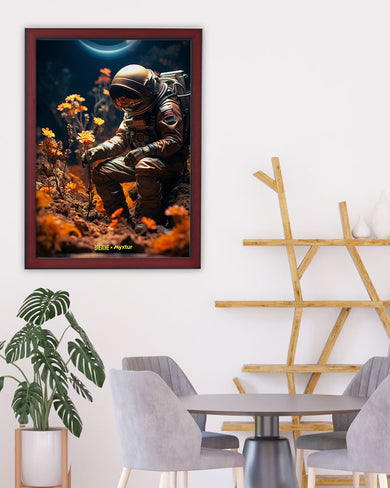 Space Garden Blossoms [BREATHE] Art-Poster