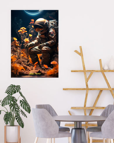 Space Garden Blossoms [BREATHE] Art-Poster