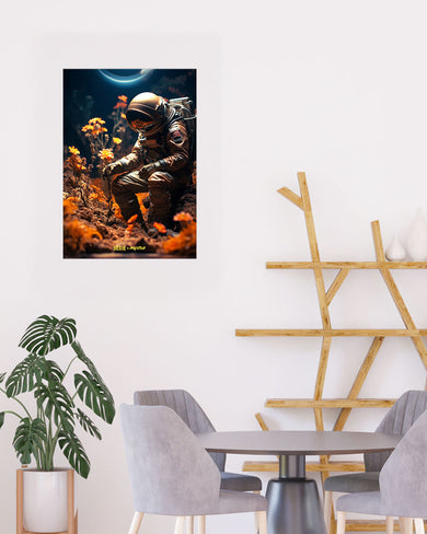 Space Garden Blossoms [BREATHE] Art-Poster