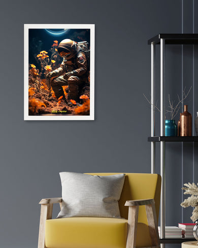 Space Garden Blossoms [BREATHE] Art-Poster