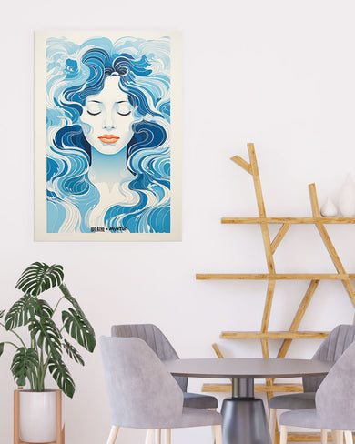 Elegance in Watercolor [BREATHE] Art-Poster