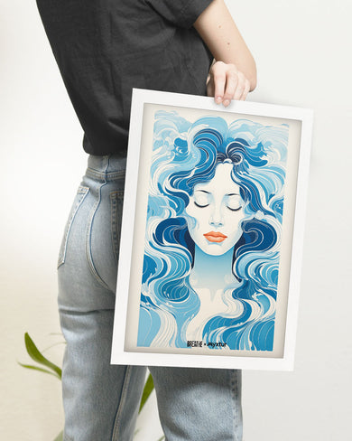Elegance in Watercolor [BREATHE] Art-Poster