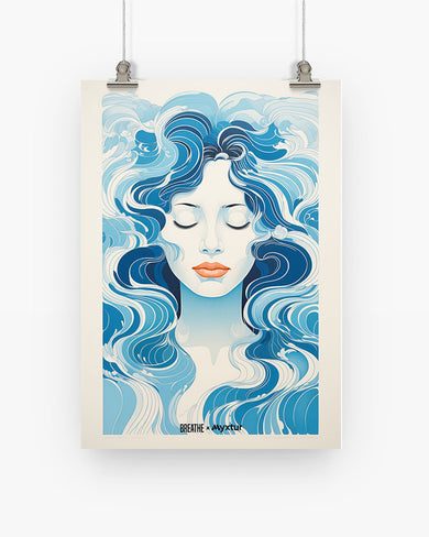 Elegance in Watercolor [BREATHE] Art-Poster