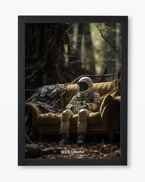 Space Couch Seclusion [BREATHE] Art Poster